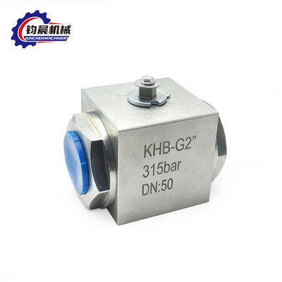 Edelstahl KHB-G2'' 315bar Hochdruckkugelventil Hydraulikgas/Wasser/Öl