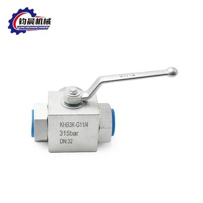 OEM Niedertemperatur-Hydraulisches Kugelventil KHB3K mit Flanken-Zinkbeschichtung