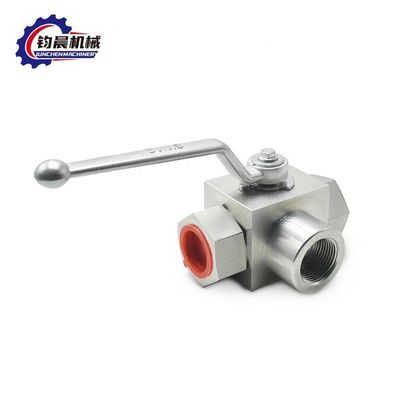 Hochdruck-Kohlenstoffstahl KHB3K-G1" 315bar Manuelles Hydraulikkugelventil