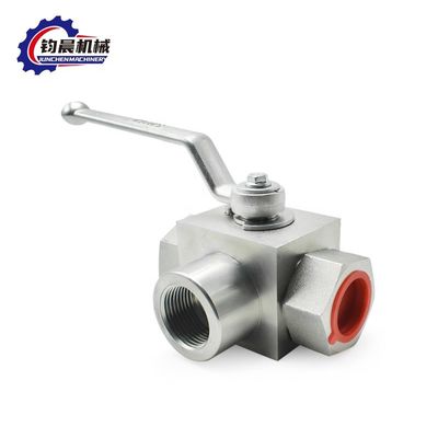 Hochdruck-Kohlenstoffstahl KHB3K-G1" 315bar Manuelles Hydraulikkugelventil