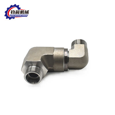 Hydraulischer Kohlenstoffstahl 90° Ellenbogen mit Flanschverbindung und Gewindepipe