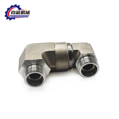 Hydraulischer Kohlenstoffstahl 90° Ellenbogen mit Flanschverbindung und Gewindepipe