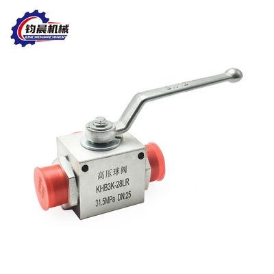 Gas/Wasser/Ölmedien Hochdruck-hydraulisches Kugelventil KHB3K-28LR mit inneren Gewinde