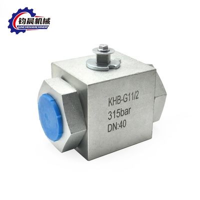 KHB-G11/2 Edelstahl-Hochdruck-hydraulisches Kugelventil für individuelle Unterstützung