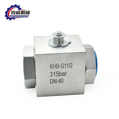 KHB-G11/2 Edelstahl-Hochdruck-hydraulisches Kugelventil für individuelle Unterstützung