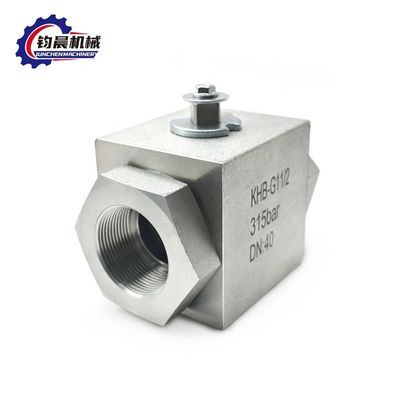 KHB-G11/2 Edelstahl-Hochdruck-hydraulisches Kugelventil für individuelle Unterstützung